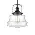 Industrial Pendant Light Black Schoolhouse Hanging Light
